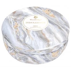 Woodbridge Candle Bougie parfumée Indulgence - Cire de paraffine - Gris - 470 g