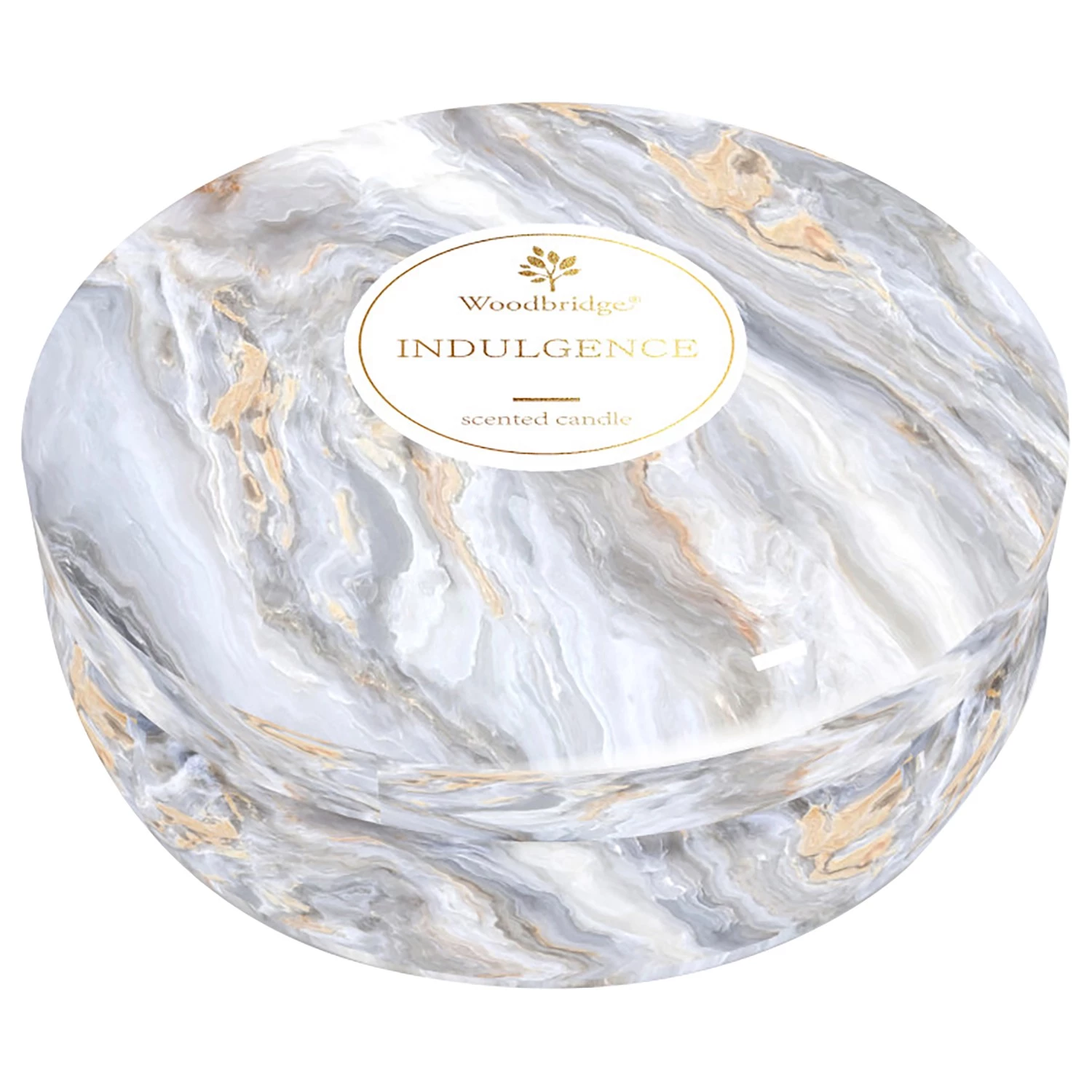Woodbridge Candle Bougie parfumée Indulgence - Cire de paraffine - Gris - 470 g 1 Woodbridge Candle Bougie parfumée Indulgence - Cire de paraffine - Gris - 470 g