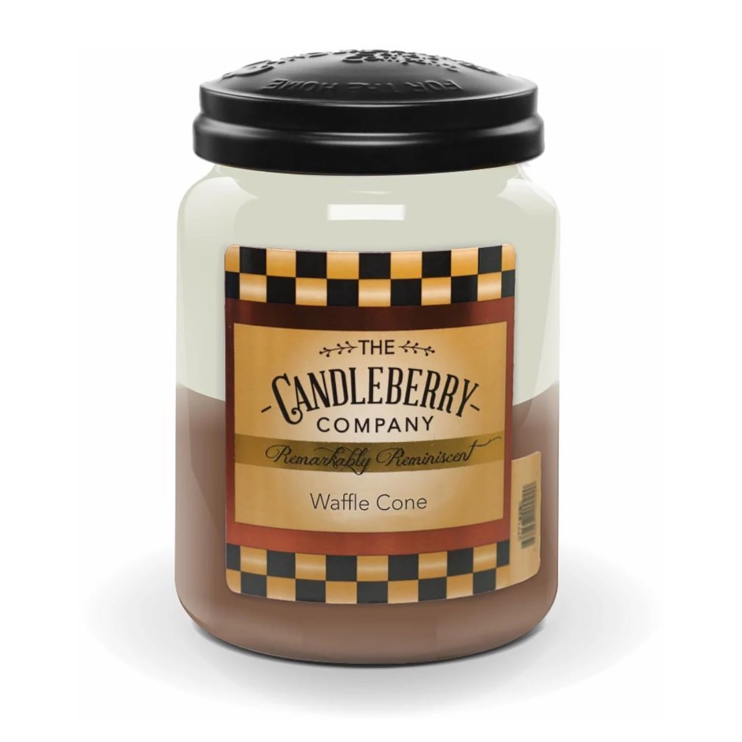 Candleberry Bougie parfumée Waffle Cone - Cire de paraffine - Beige / Marron - 570 g 1 Candleberry Bougie parfumée Waffle Cone - Cire de paraffine - Beige / Marron - 570 g