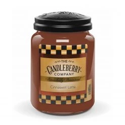 Candleberry Bougie parfumée Cinnaswirl - Cire de paraffine - Marron - 570 g