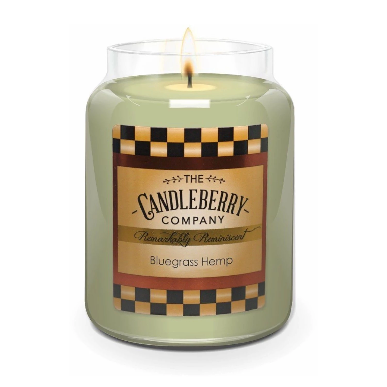 Candleberry Bougie parfumée Bluegrass Hemp - Cire de paraffine - Vert - 570 g 2 Candleberry Bougie parfumée Bluegrass Hemp - Cire de paraffine - Vert - 570 g – Image 2