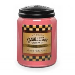 Candleberry Bougie parfumée Guava Party Punch - Diamètre : 10 cm