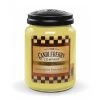 Candleberry Bougie parfumée Lemongrass Essential Oil - Cire de paraffine - Jaune - 570 g