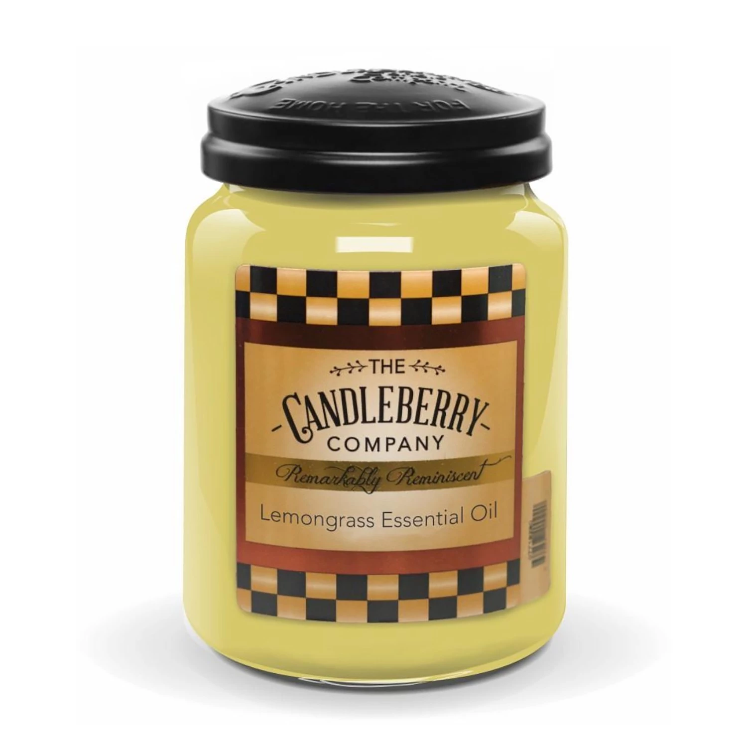 Candleberry Bougie parfumée Lemongrass Essential Oil - Cire de paraffine - Jaune - 570 g 1 Candleberry Bougie parfumée Lemongrass Essential Oil - Cire de paraffine - Jaune - 570 g