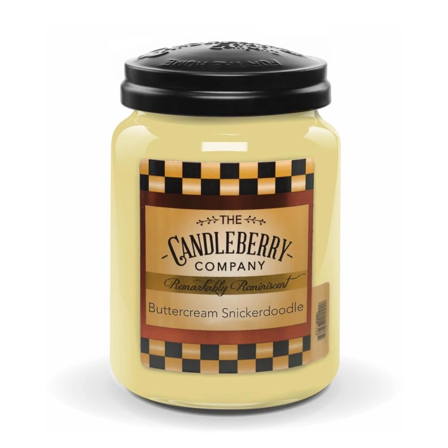 Candleberry Bougie parfumée Buttercream - Cire de paraffine - Jaune - 570 g 1 Candleberry Bougie parfumée Buttercream - Cire de paraffine - Jaune - 570 g