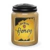 Candleberry Bougie parfumée Jim Beam Honey - Cire de paraffine - Doré - 570 g