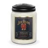 Candleberry Bougie parfumée Jim Beam Double Oak - Cire de paraffine - Blanc - 570 g