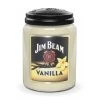 Candleberry Bougie parfumée Jim Beam Vanilla - Cire de paraffine - Blanc - 570 g