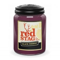 Candleberry Bougie parfumée Jim Beam Red Stag - Cire de paraffine - Violet - 570 g