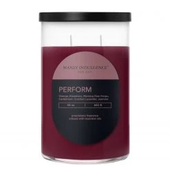 Colonial Candle Bougie parfumée Perform - Mélange de cire de soja - Rouge - 623g
