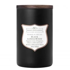 Candle-Lite Company Bougie parfumée Black Sandalwood - Diamètre : 10 cm