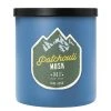 Colonial Candle Bougie parfumée Patchouli Musk - Mélange de cire de soja - Bleu - 425 g
