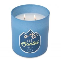 Colonial Candle Bougie parfumée Oud Santal - Mélange de cire de soja - Bleu - 425 g -Pas Cher Décoration Magasin 1000271657 210625 16491000331 DETAILS P000000001000271657