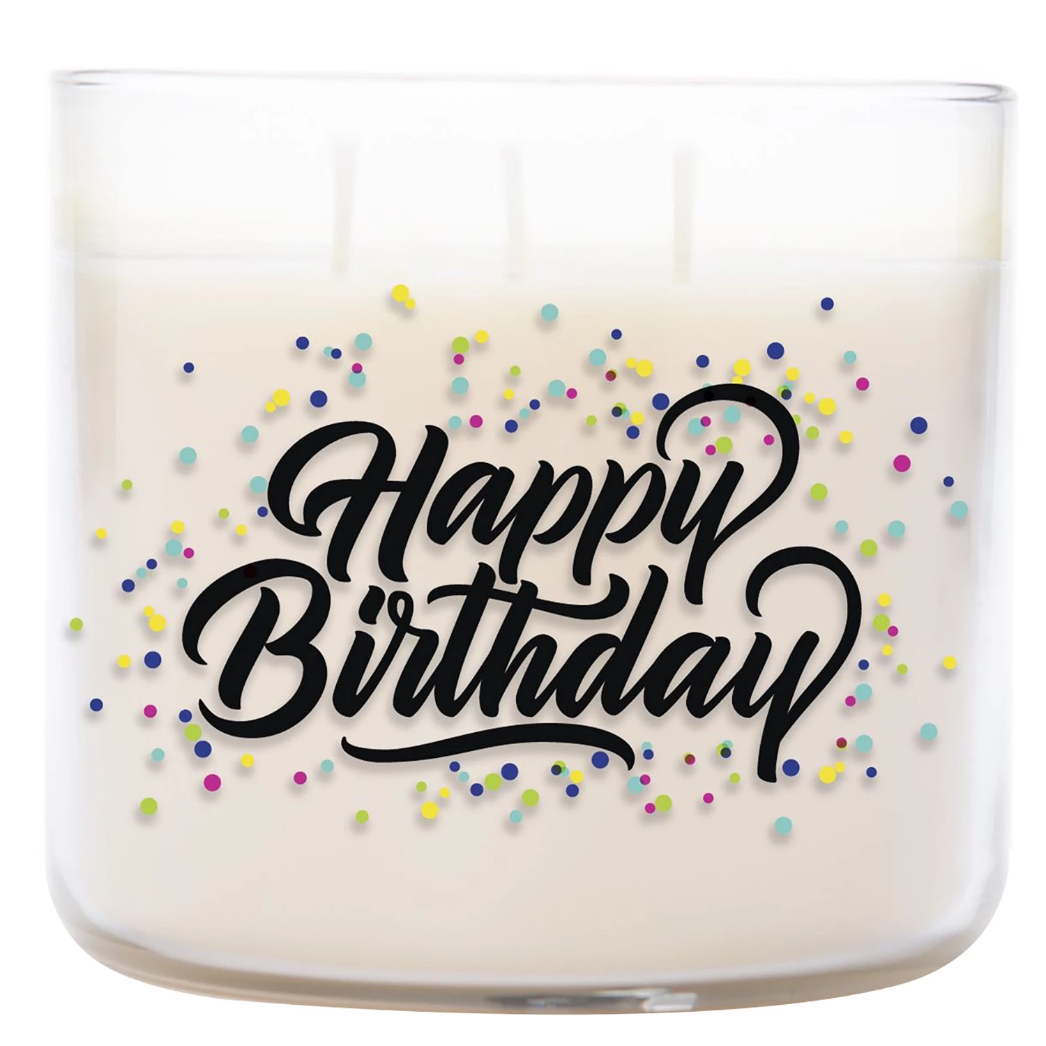 Colonial Candle Bougie parfumée Happy Birthday - Mélange de cire de soja - Blanc - 411 g 2 Colonial Candle Bougie parfumée Happy Birthday - Mélange de cire de soja - Blanc - 411 g – Image 2