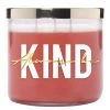 Colonial Candle Bougie parfumée Always be Kind - Mélange de cire de soja - Rouge - 411 g