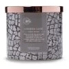 Colonial Candle Bougie parfumée London Cafe - Mélange de cire de soja - Gris - 411 g