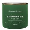 Colonial Candle Bougie parfumée Evergreen Forest - Mélange de cire de soja - Vert - 411 g