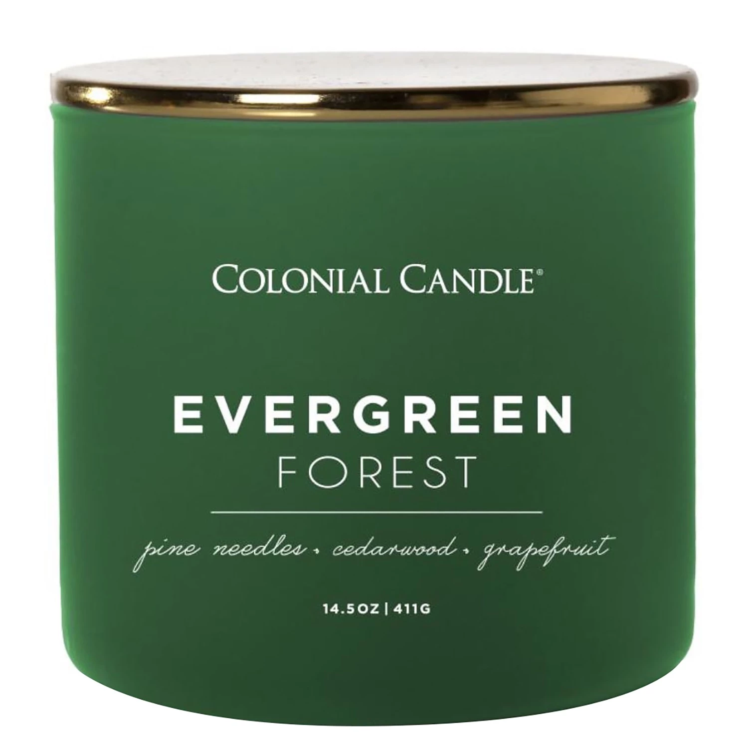 Colonial Candle Bougie parfumée Evergreen Forest - Mélange de cire de soja - Vert - 411 g 1 Colonial Candle Bougie parfumée Evergreen Forest - Mélange de cire de soja - Vert - 411 g