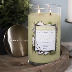 Colonial Candle Bougie parfumée Woodland Willow - Mélange de cire de soja - Vert - 538 g -Pas Cher Décoration Magasin 1000271687 210625 16500600356 MOOD DETAILS P000000001000271687 mood