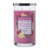 Colonial Candle Bougie parfumée Watermelon Lemonade - Mélange de cire de soja - Rose - 538 g