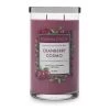 Colonial Candle Bougie parfumée Cranberry Cosmo - Mélange de cire de soja - Rouge - 538 g