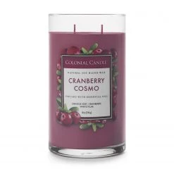 Colonial Candle Bougie parfumée Cranberry Cosmo - Mélange de cire de soja - Rouge - 538 g -Pas Cher Décoration Magasin 1000271691 210625 16500000401 DETAILS P000000001000271691