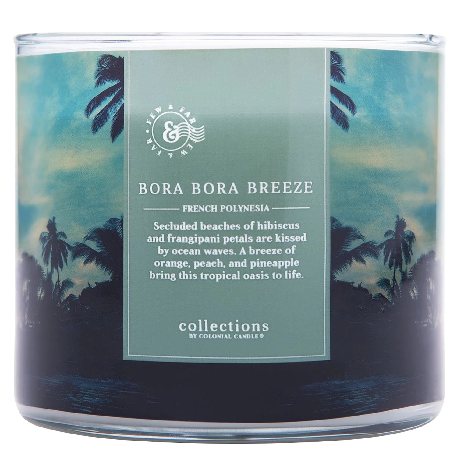 Colonial Candle Bougie parfumée Bora Bora Breeze - Mélange de cire de soja - Bleu - 411 g 3 Colonial Candle Bougie parfumée Bora Bora Breeze - Mélange de cire de soja - Bleu - 411 g – Image 3