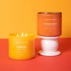 Colonial Candle Bougie parfumée Cinnamon Pumpkin - Mélange de cire de soja - Orange - 411 g 7 Colonial Candle Bougie parfumée Cinnamon Pumpkin - Mélange de cire de soja - Orange - 411 g -Pas Cher Décoration Magasin 1000271702 210625 16501700421 MOOD DETAILS P000000001000271702 mood