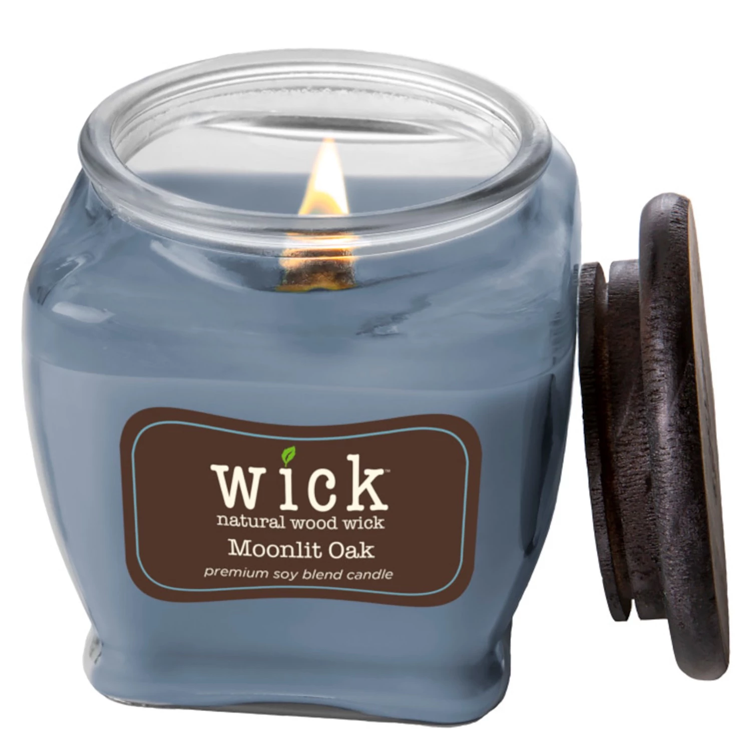 Colonial Candle Bougie parfumée Moonlit Oak - Mélange de cire de soja - Bleu - 425 g 2 Colonial Candle Bougie parfumée Moonlit Oak - Mélange de cire de soja - Bleu - 425 g – Image 2