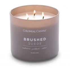 Colonial Candle Bougie parfumée Brushed Suede - Mélange de cire de soja - Gris - 411 g 6 Colonial Candle Bougie parfumée Brushed Suede - Mélange de cire de soja - Gris - 411 g -Pas Cher Décoration Magasin 1000271712 210625 16511000499 DETAILS P000000001000271712