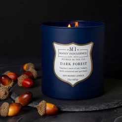 Colonial Candle Bougie parfumée Dark Forest - Mélange de cire de soja - Bleu - 425 g 5 Colonial Candle Bougie parfumée Dark Forest - Mélange de cire de soja - Bleu - 425 g -Pas Cher Décoration Magasin 1000271733 210625 16521500530 MOOD DETAILS P000000001000271733 mood
