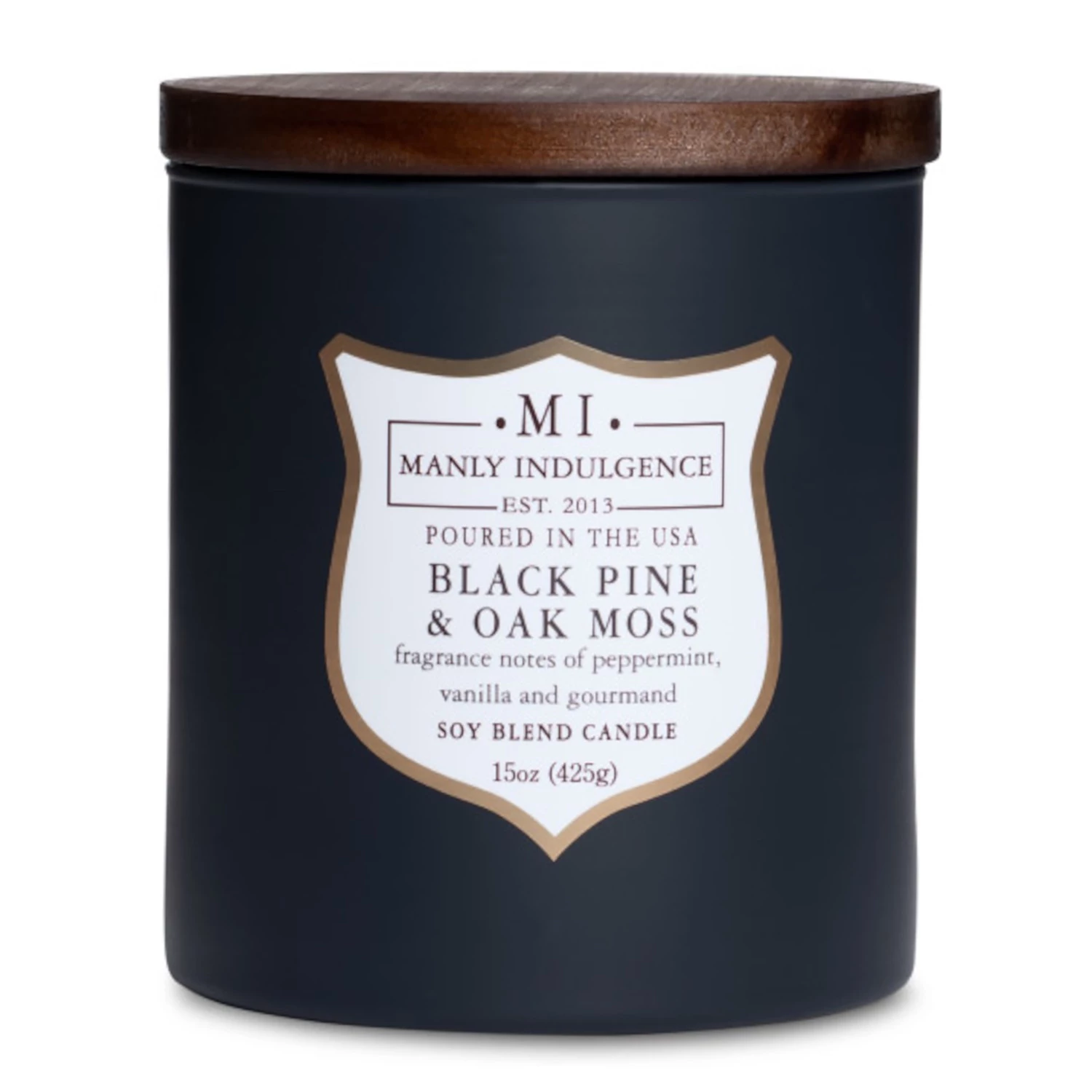 Colonial Candle Bougie parfumée Black Pine & Moss - Mélange de cire de soja - Marron - 425 g 1 Colonial Candle Bougie parfumée Black Pine & Moss - Mélange de cire de soja - Marron - 425 g
