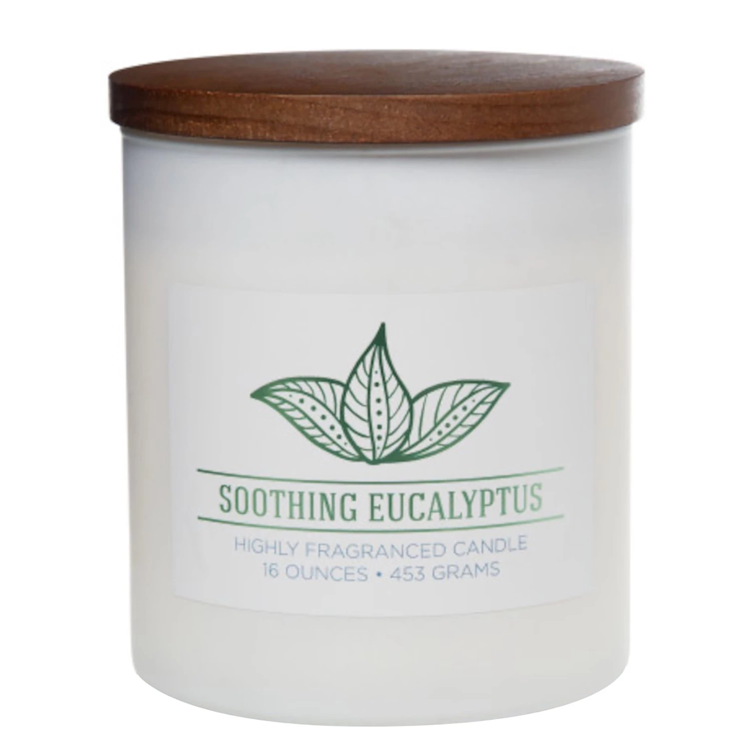 Colonial Candle Bougie parfumée Soothing Eucalyptus - Mélange de cire de soja - Blanc - 453 g 1 Colonial Candle Bougie parfumée Soothing Eucalyptus - Mélange de cire de soja - Blanc - 453 g