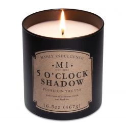 Colonial Candle Bougie parfumée Oclock Shadow - Mélange de cire de soja - Noir - 467 g -Pas Cher Décoration Magasin 1000271756 210625 16522500593 DETAILS P000000001000271756