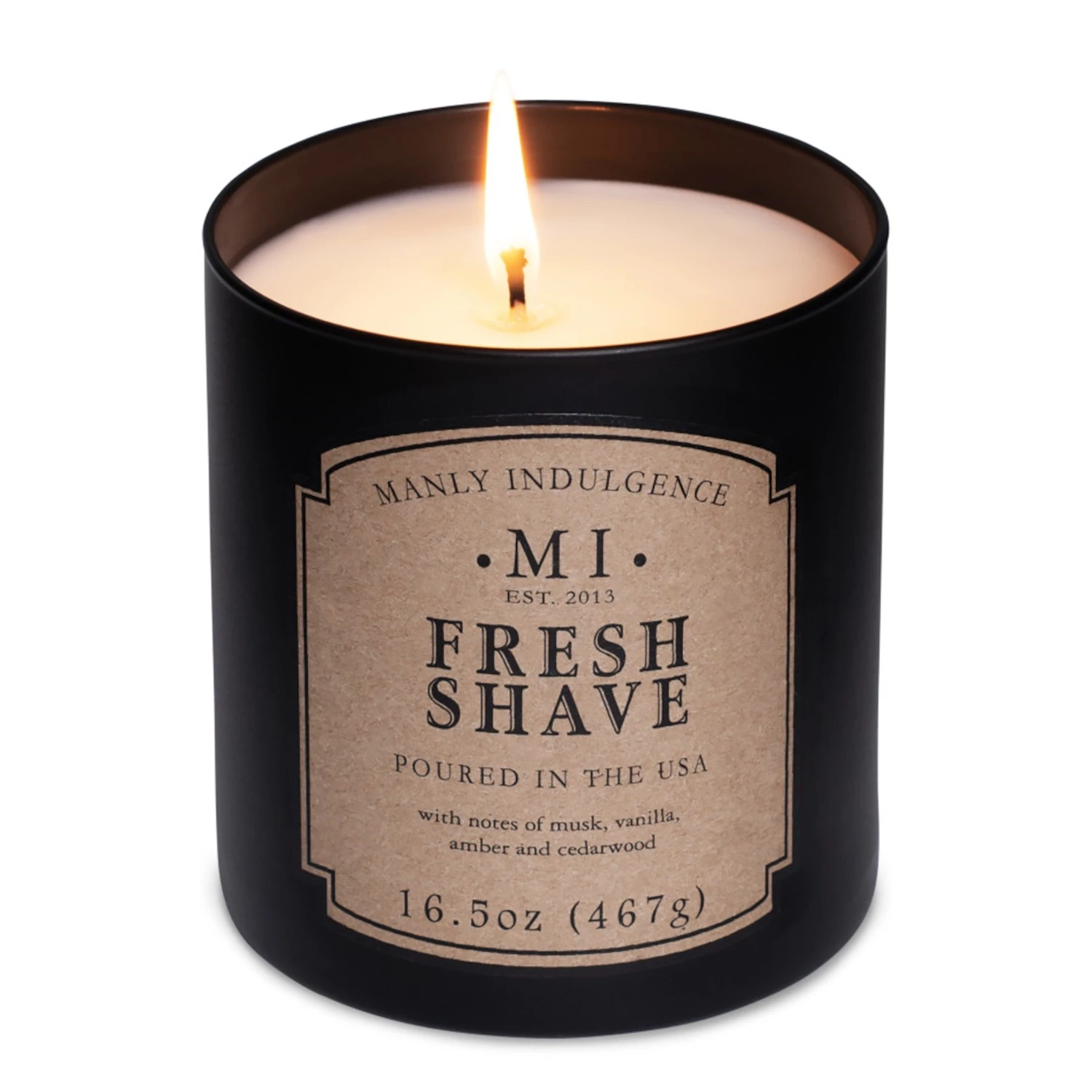 Colonial Candle Bougie parfumée Fresh Shave - Mélange de cire de soja - Noir - 467 g 3 Colonial Candle Bougie parfumée Fresh Shave - Mélange de cire de soja - Noir - 467 g – Image 3