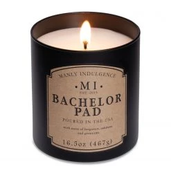 Colonial Candle Bougie parfumée Bachelor Pad - Mélange de cire de soja - Noir - 467 g -Pas Cher Décoration Magasin 1000271759 210625 16524200618 DETAILS P000000001000271759