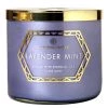 Colonial Candle Bougie parfumée Lavender Mint - Mélange de cire de soja - Violet - 411 g
