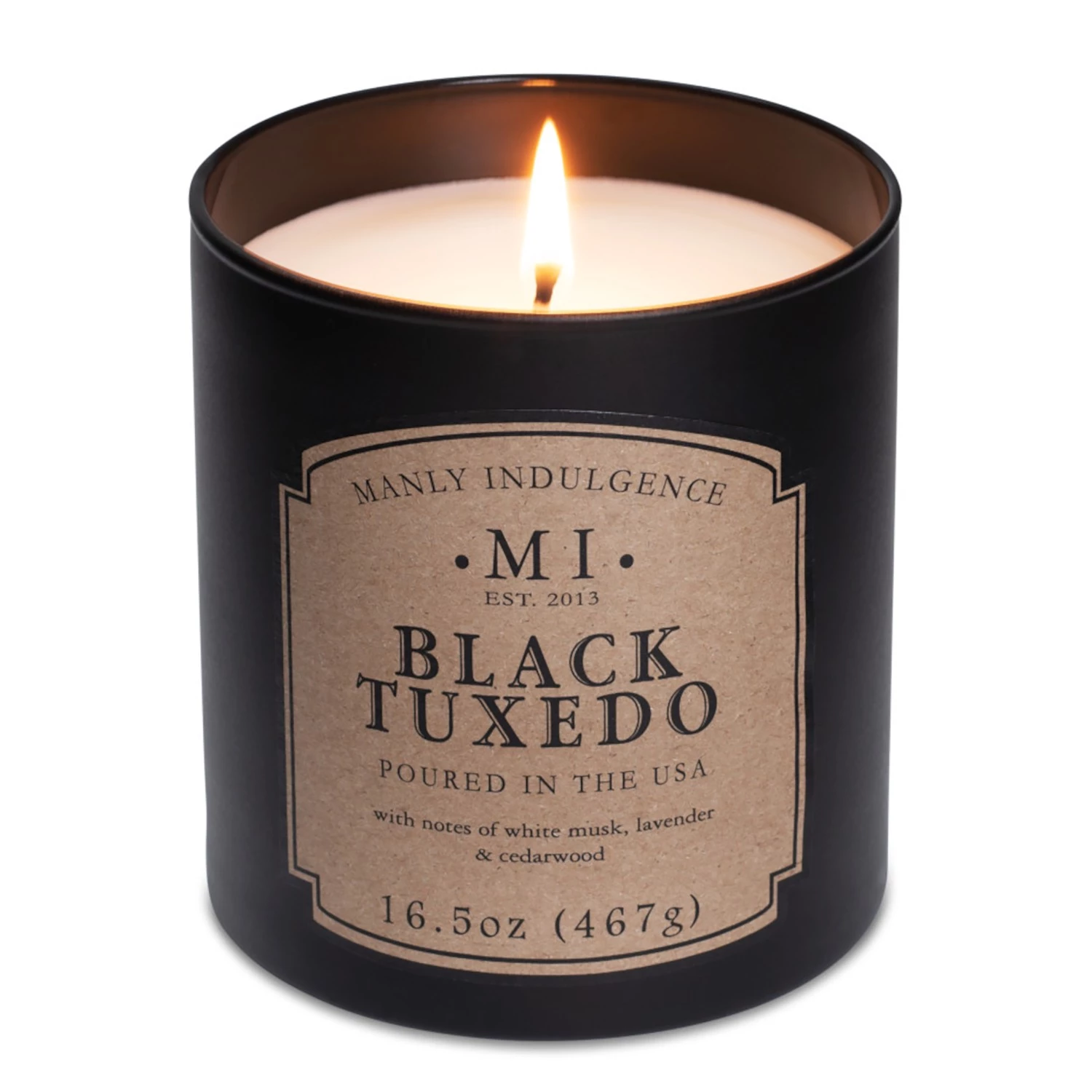 Colonial Candle Bougie parfumée Black Tuxedo - Mélange de cire de soja - Noir - 467 g 2 Colonial Candle Bougie parfumée Black Tuxedo - Mélange de cire de soja - Noir - 467 g – Image 2