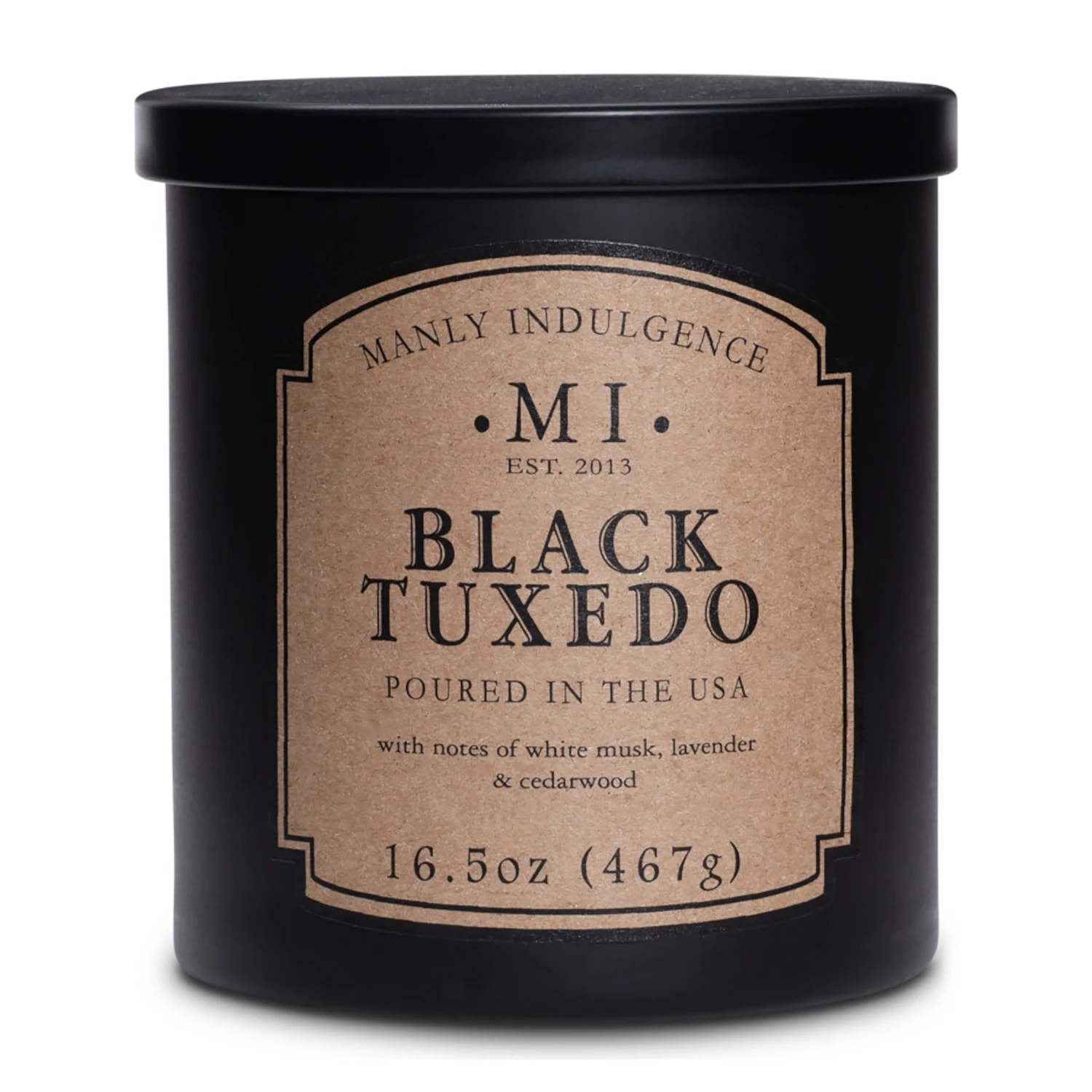 Colonial Candle Bougie parfumée Black Tuxedo - Mélange de cire de soja - Noir - 467 g 1 Colonial Candle Bougie parfumée Black Tuxedo - Mélange de cire de soja - Noir - 467 g