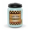 Candleberry Bougie parfumée Sea Salt & Surf - Cire de paraffine - Bleu - 570 g