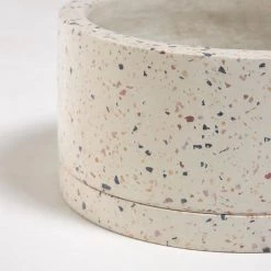 Twentyfour Bacs à fleurs Lelis (lot de 2) - Terrazzo - Beige -Pas Cher Décoration Magasin 1000276208 210625 13520400309 DETAILS P000000001000276208