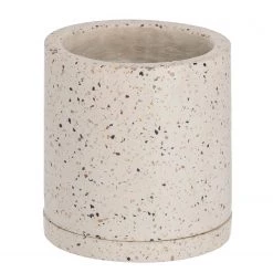 Twentyfour Bac à fleurs Lelis - Terrazzo - Beige