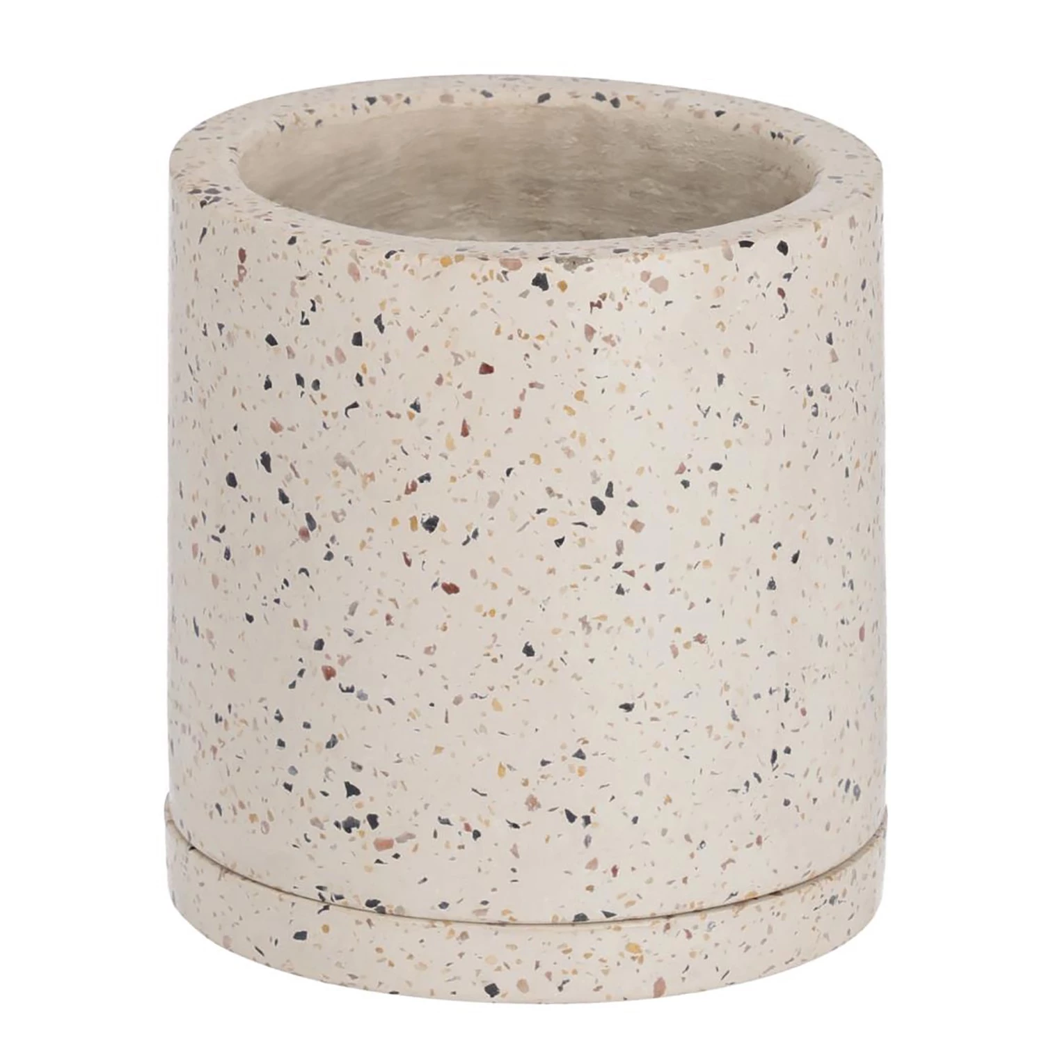 Twentyfour Bac à fleurs Lelis - Terrazzo - Beige 1 Twentyfour Bac à fleurs Lelis - Terrazzo - Beige
