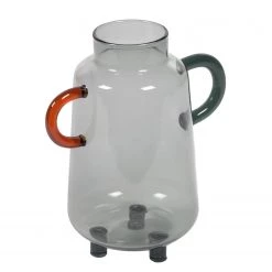 Twentyfour Vase Iarena I - Verre borosilicate - Gris