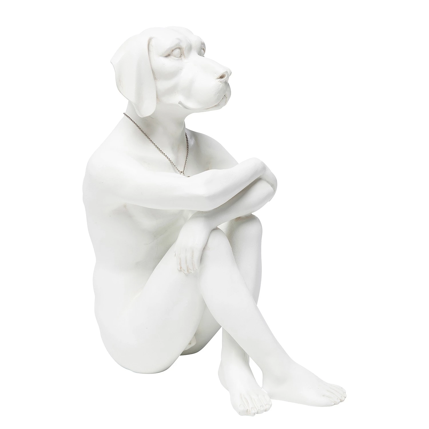 Kare Design Statuette Gangster Dog Cream - Blanc - Métal / Pierre 1 Kare Design Statuette Gangster Dog Cream - Blanc - Métal / Pierre