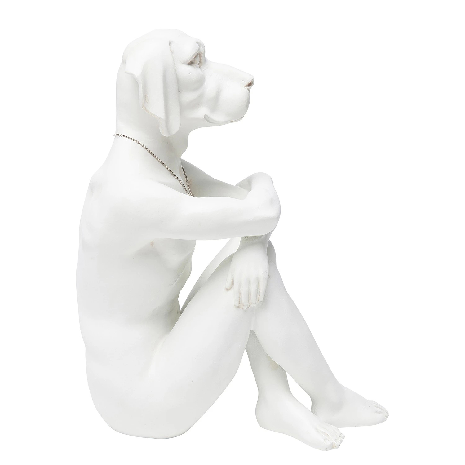 Kare Design Statuette Gangster Dog Cream - Blanc - Métal / Pierre 4 Kare Design Statuette Gangster Dog Cream - Blanc - Métal / Pierre – Image 4