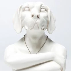 Kare Design Statuette Gangster Dog Cream - Blanc - Métal / Pierre 18 Kare Design Statuette Gangster Dog Cream - Blanc - Métal / Pierre -Pas Cher Décoration Magasin 1000277504 210707 09455300011 DETAILS P000000001000277504