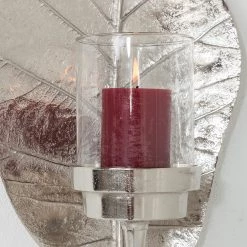 Kare Design Photophore Leaf - Argenté - Verre / Métal - Argenté 8 Kare Design Photophore Leaf - Argenté - Verre / Métal - Argenté -Pas Cher Décoration Magasin 1000277508 210707 09463700053 DETAILS P000000001000277508