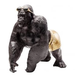 Kare Design Objet déco Monkey Beach - Noir - Pierre