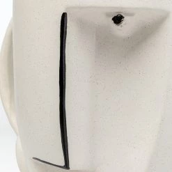 Kare Design Vase Face Pot - Gris - Pierre -Pas Cher Décoration Magasin 1000277544 210707 09480700138 DETAILS P000000001000277544